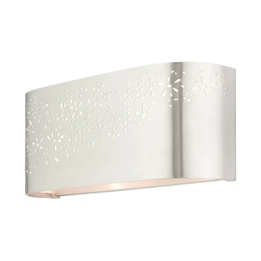Livex Lighting 46261-91 Noria Bathroom Vanity Light Brushed Nickel
